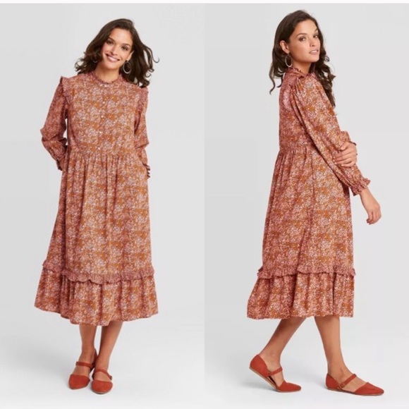 Universal Thread Dresses & Skirts - UNIVERSAL THREAD | Floral Ruffle Dress